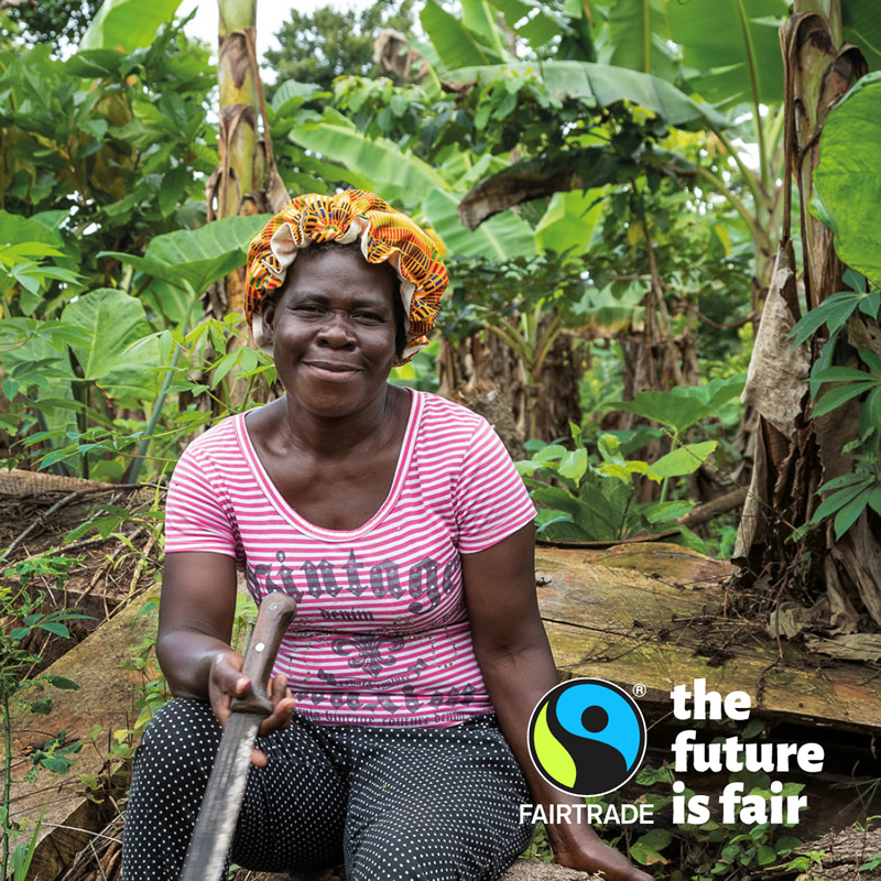 Emilia Debrah Fairtrade cocoa farmer in Ghana
