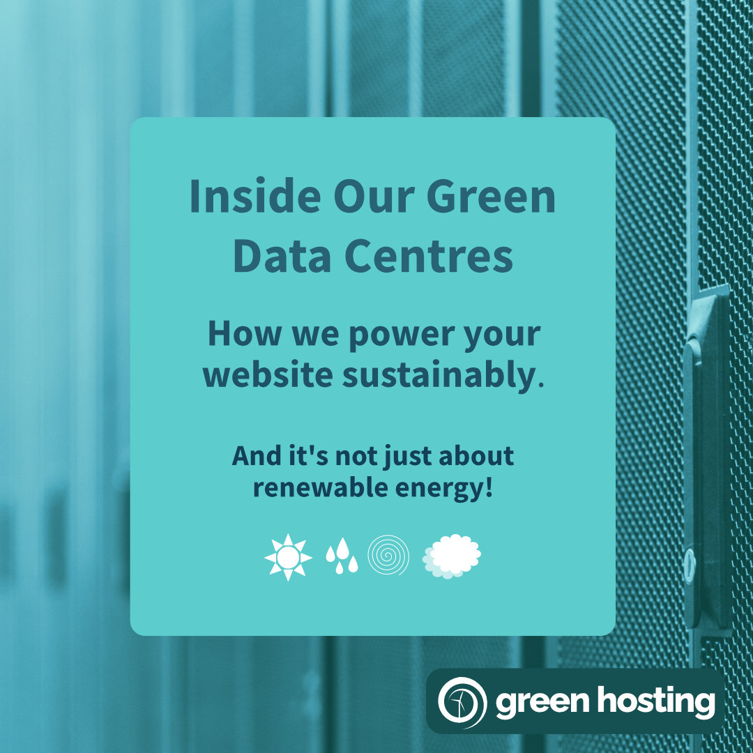 A text box overlaying a photo of a web server with text from this article